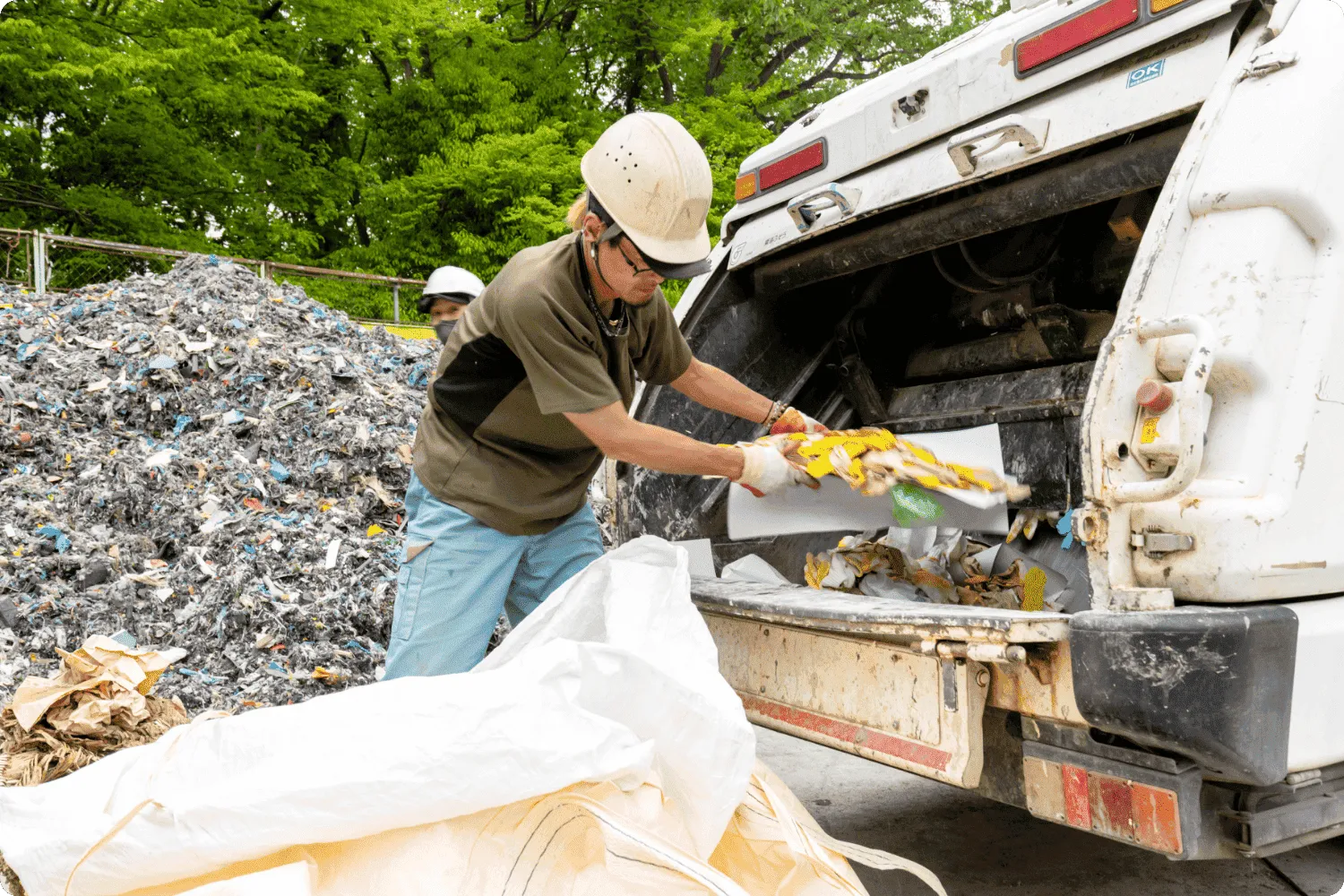 粥川商店作業風景