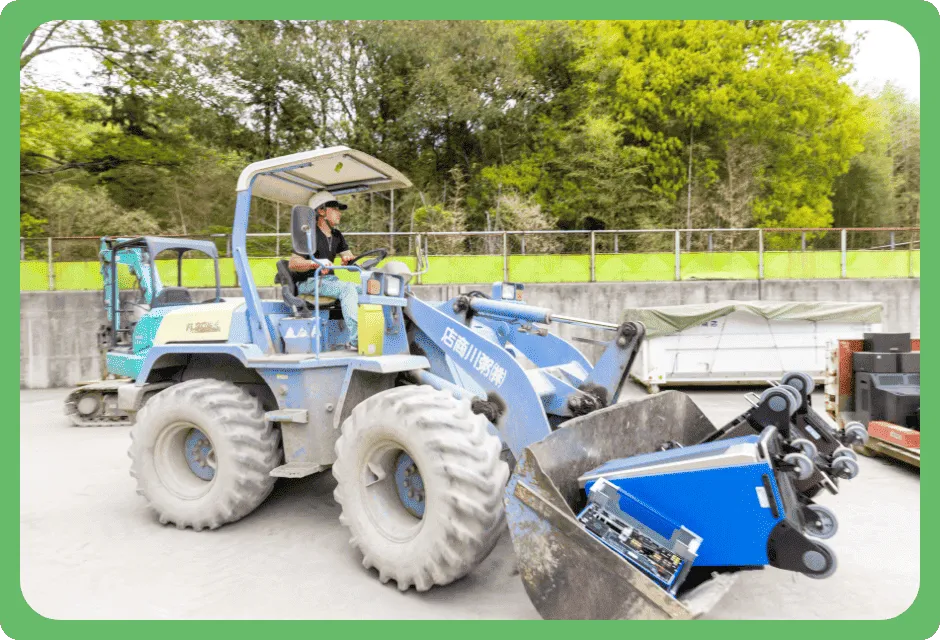 粥川商店作業風景