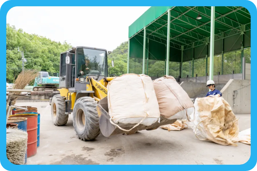 粥川商店作業風景